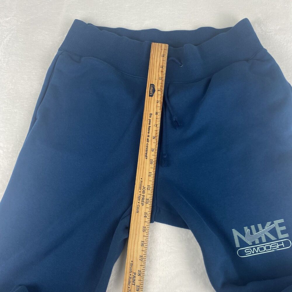 Nike Jogger Sweatpants Womens Large Blue Logo Swoosh Pockets Athletic Casual - Picture 8 of 10
